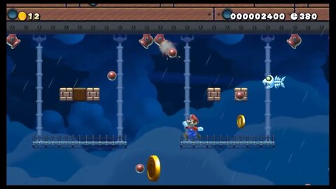 Mario Maker 2 NSMB Airship Levels