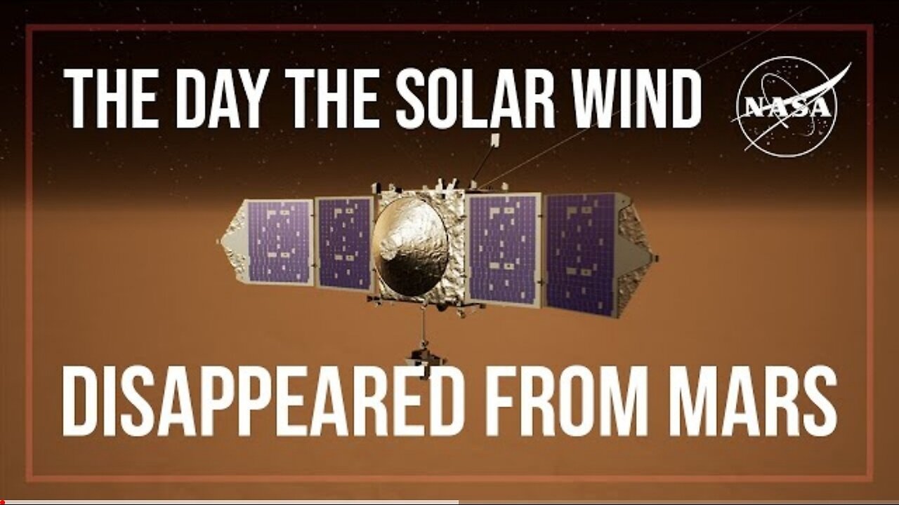 The Day the Solar Wind Disappeared from Mars