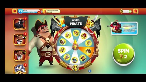 Pirate Wheel - 16 War Tickets Spent on 8 Spins - Looney Tunes World of Mayhem - Subscribe for more