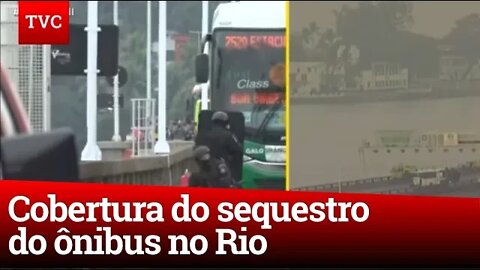 COBERTURA AO VIVO: Homem armado faz reféns em ônibus sequestrado na Ponte Rio-Niterói