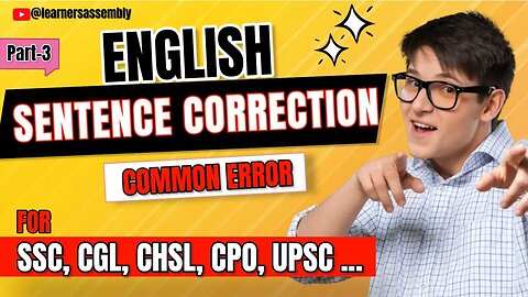 Sentence Corrections | English Sentences