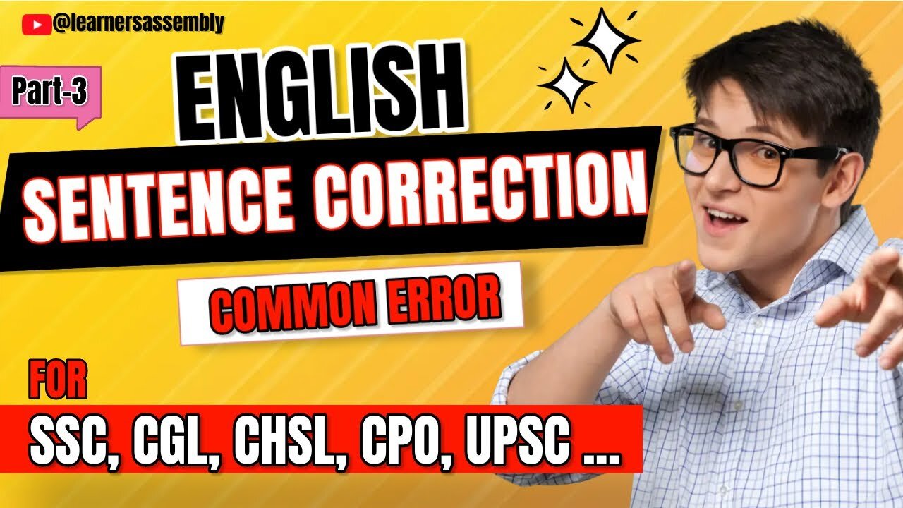 Sentence Corrections | English Sentences