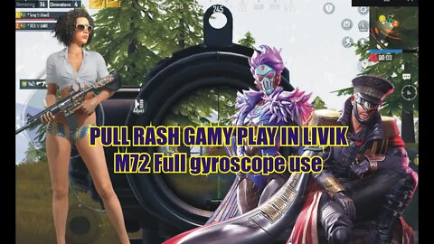 MY BEST RUSH GAMEPLAY in Livik ..Full gyroscope use in M72