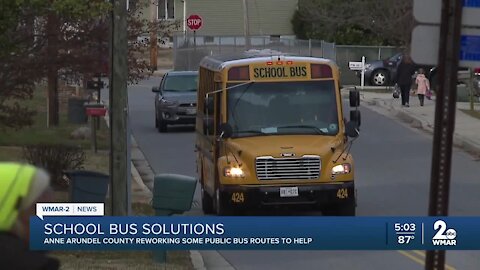 Anne Arundel County looks to mitigate impact of school bus shortage