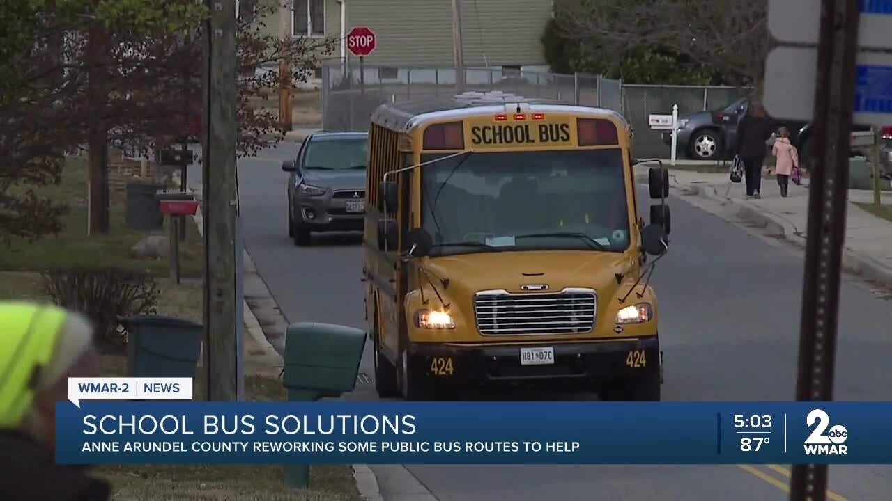 Anne Arundel County looks to mitigate impact of school bus shortage