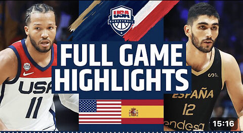 USA vs Spain basketball match live telecast