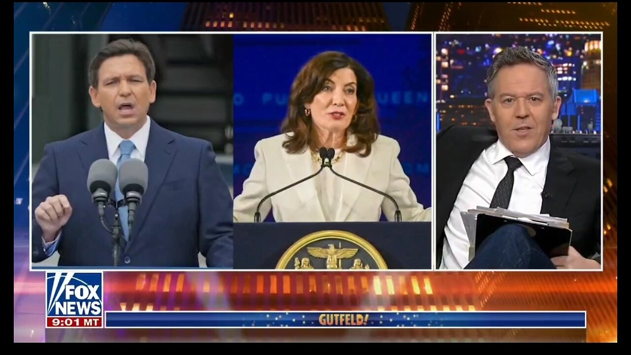 Gutfeld: DeSantis' Capitalism Is Having An Allergic Reaction To Hochul's Socialism