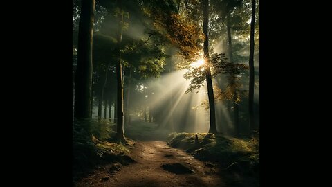 Forest sunbeams