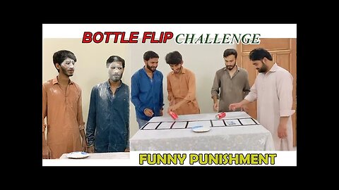 bottle flip challenge | funny punishment | 5 thousand reward