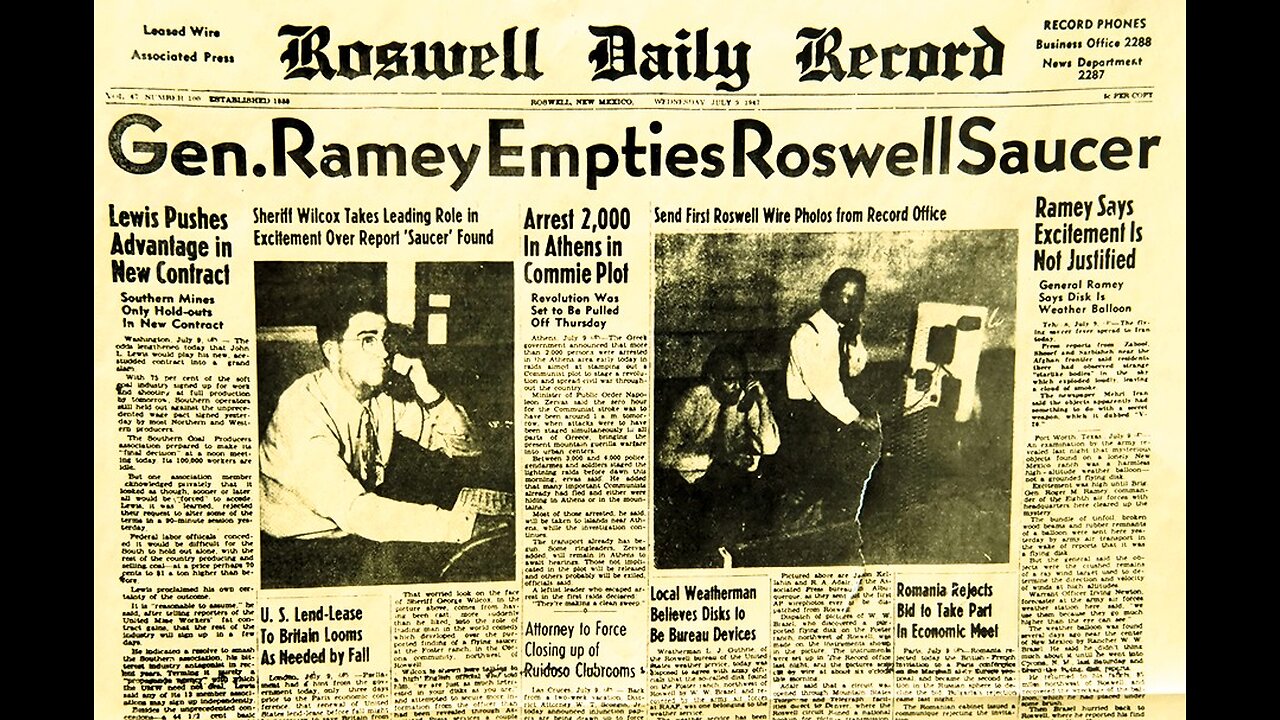 Roswell New Mexico 1947