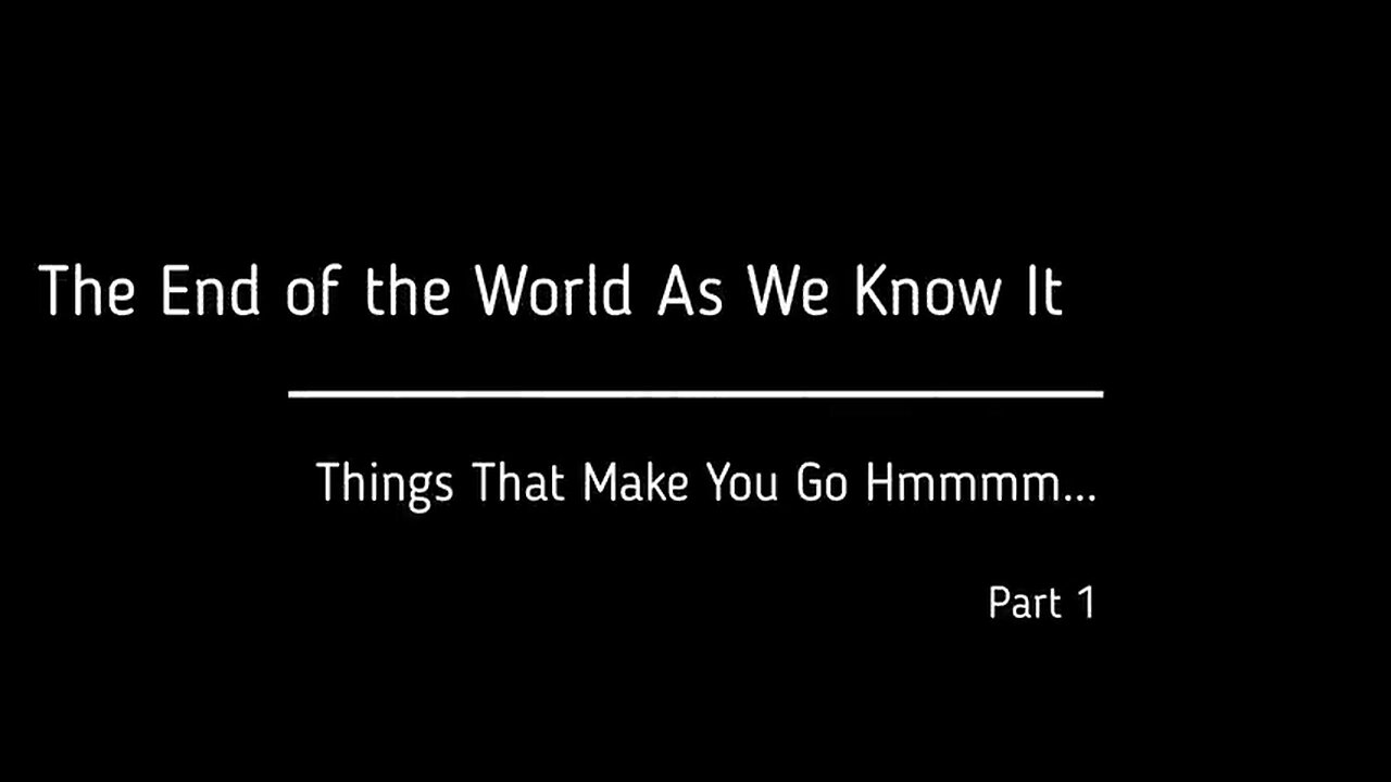 The Fall of the Cabal - Part 1, Things That Make You Go Hmmmmm... 🤔