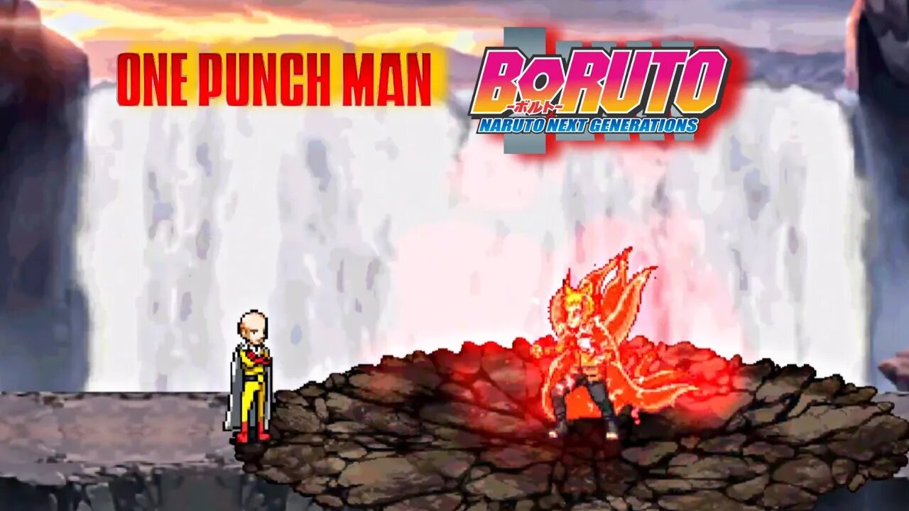 Saitama VS Naruto Baryon Mode - Boruto: Naruto Next Generations x One Punch-Man | Mugen