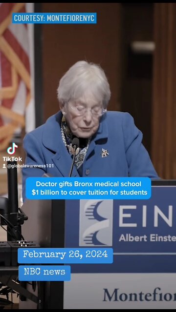 Doctor Gifts $1 Billion To Cover Tuition For Students At Bronx Einstein College of Medicine