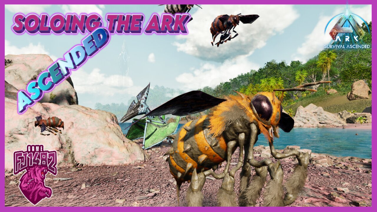 Taming Bees and Getting Sap Soloing ARK Ascended Ep 100