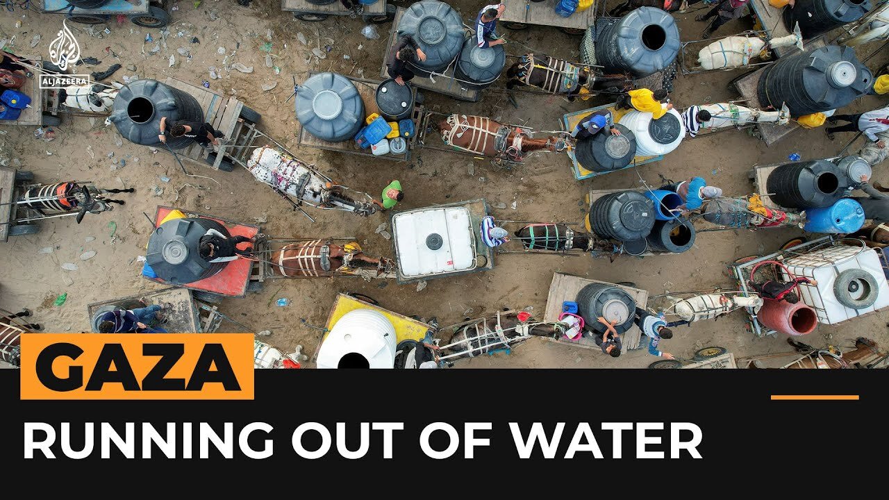 Gaza suffers from water crisis due to Israeli siege | Al Jazeera Newsfeed