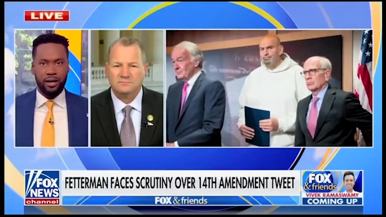 Rep Troy Nehls Schools Sen Fetterman On The 14th Amendment