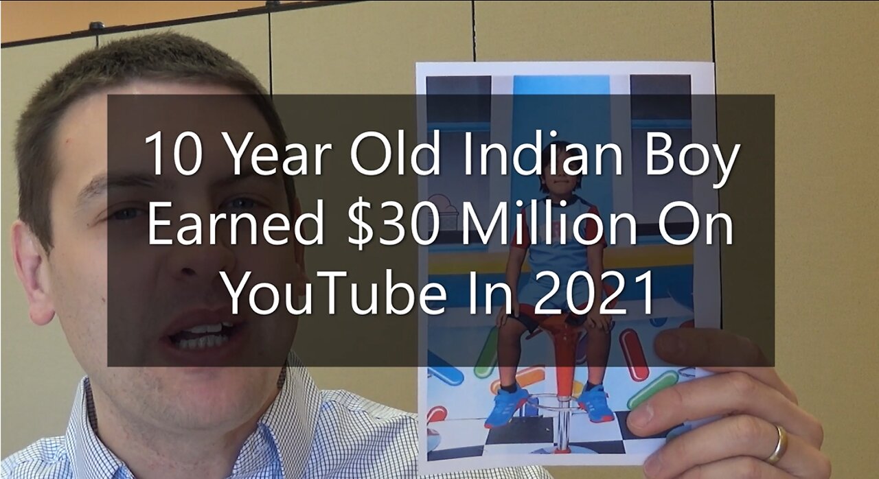 10 Year Old Indian Boy Earned $30 Million On YouTube in 2021