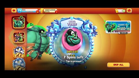 11 x Toxic Wheel Spins - 30 Gold Tickets - Looney Tunes World of Mayhem - Subscribe for more