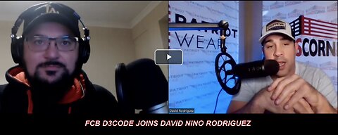 David Nino Rodriguez W/ FCB D3CODE - "Outline Of The Great Awakening" 12-14-22