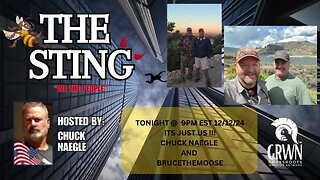 The Sting Podcast 12/12/2024 With Chuck Naegle and BrucetheMoose @9pm EST