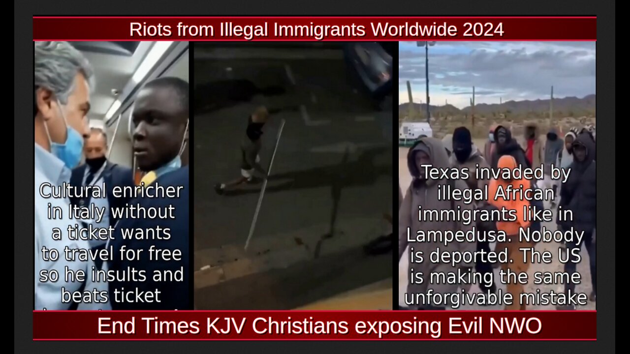 Riots from Illegal Immigrants Worldwide 2024