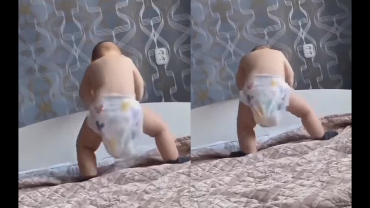 He'll become a famous dancer when he grows up 🤣😂
