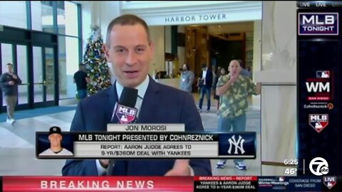 Michigan native Jon Morosi broke the Aaron Judge story - and has his wife to thank