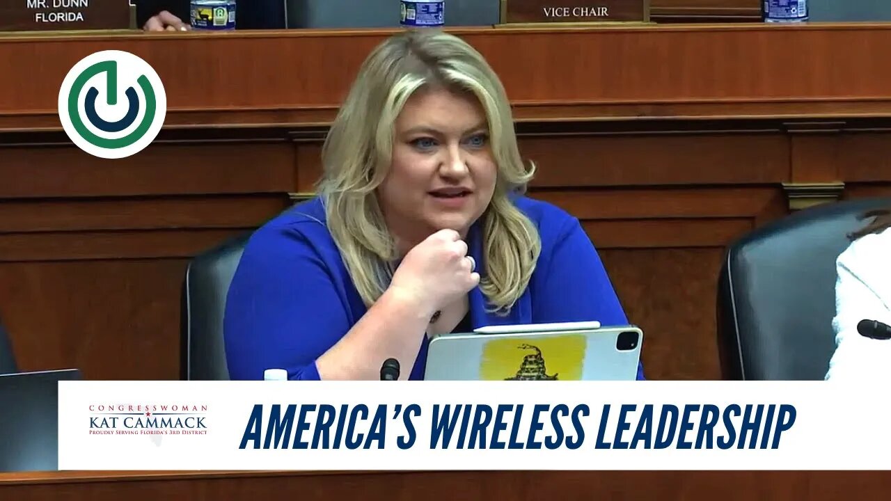 Rep. Cammack Asks Critical Questions During C&T Hearing On Defending America's Wireless Leadership