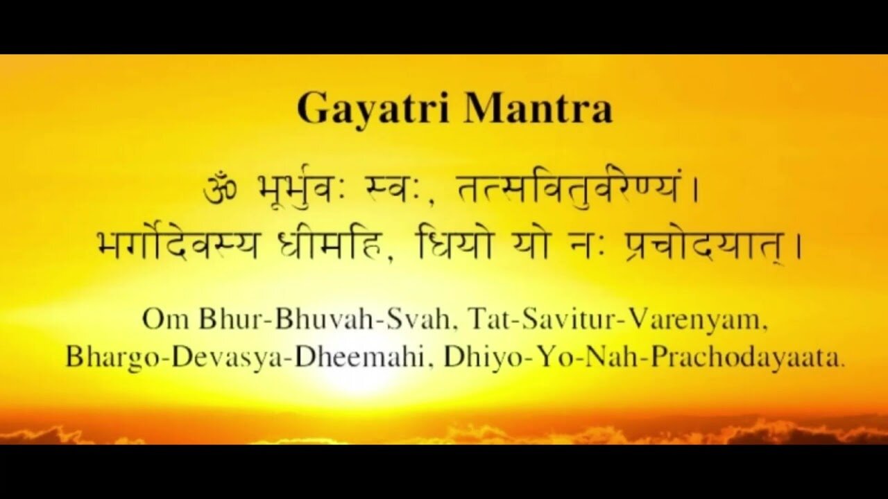 Gayatri Mantra 108 Times