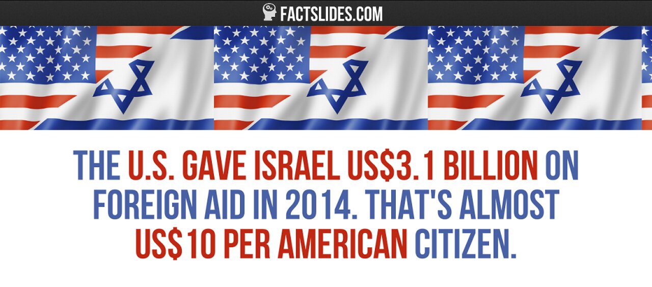 3.8 billion given to Israel while Israel conducts more espionage against the US than anyone else.