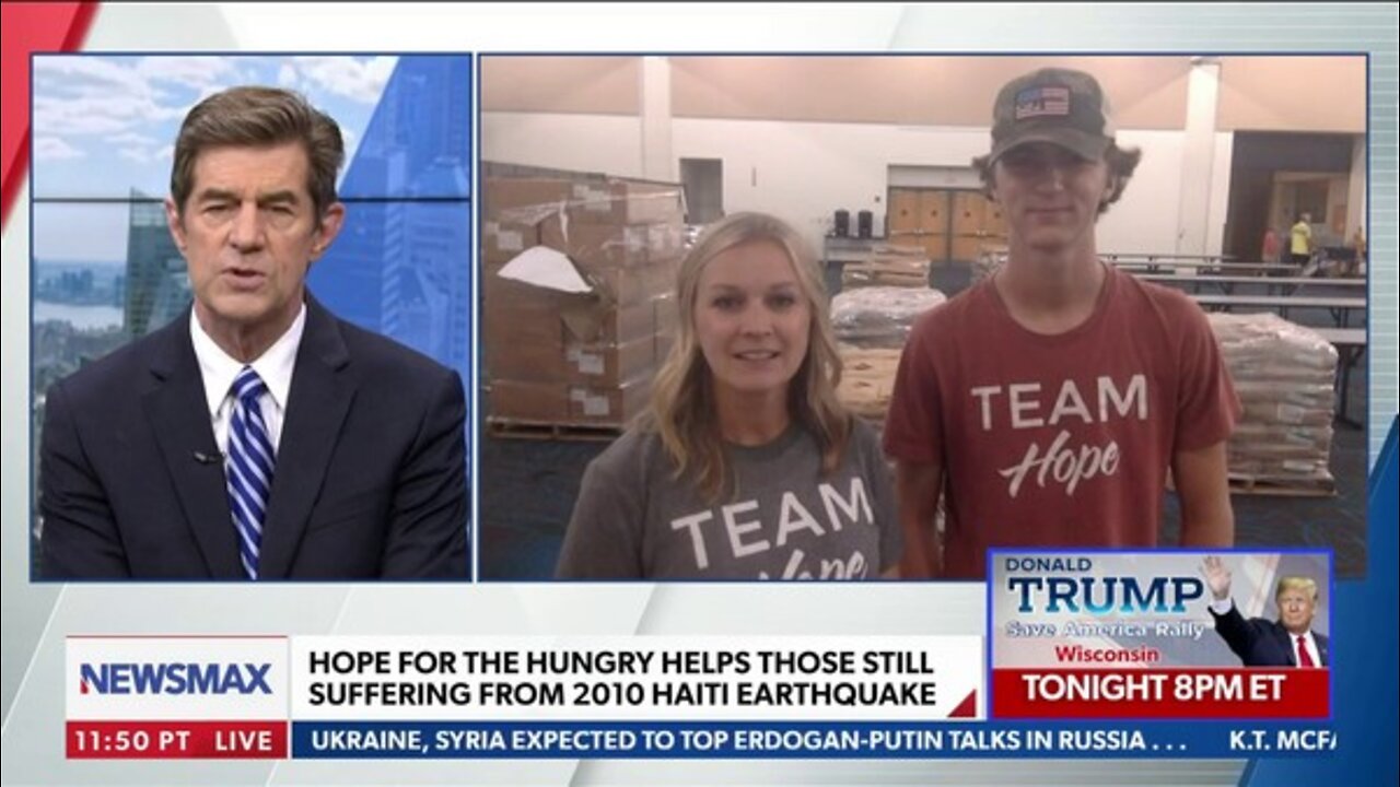 Bryson and Mhari Turner on their mission to help feed Haiti.