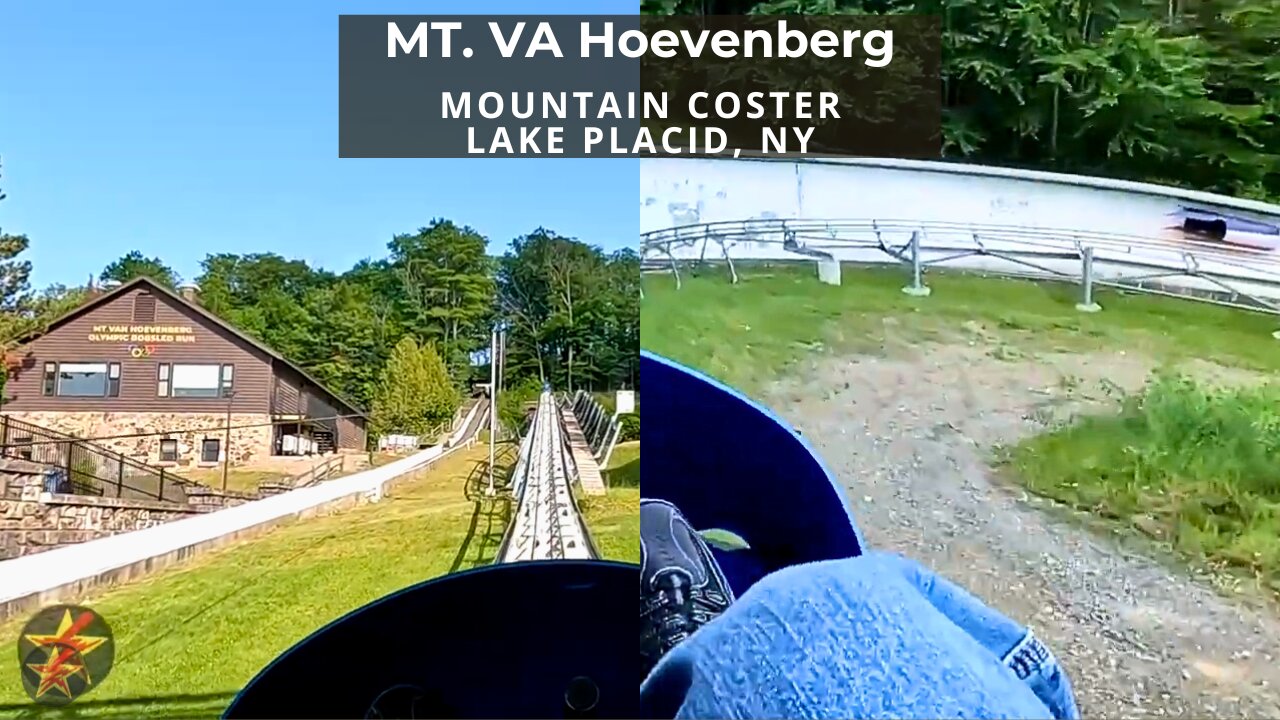 Mt. Van Hoevenberg Cliff Side Coaster - Lake Placid: POV no Braking