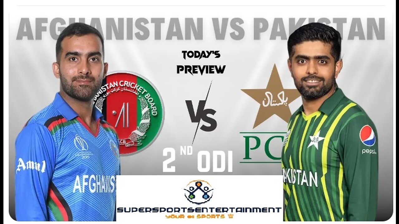 Afghanistan vs Pakistan Cricket Full Match Highlights (2nd ODI) HRD