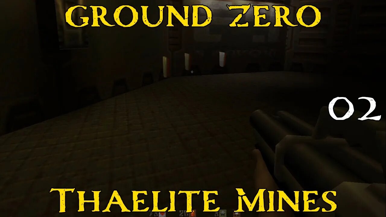 Quake 2 Mission Pack - Ground Zero | Campaign Playthrough Part 2 - Thaelite Mines (DLC)