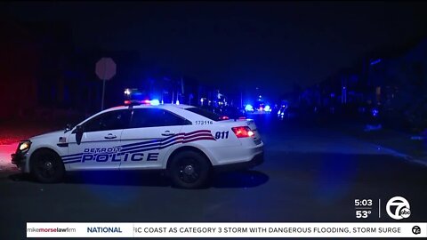 Two active barricades in Detroit Monday morning