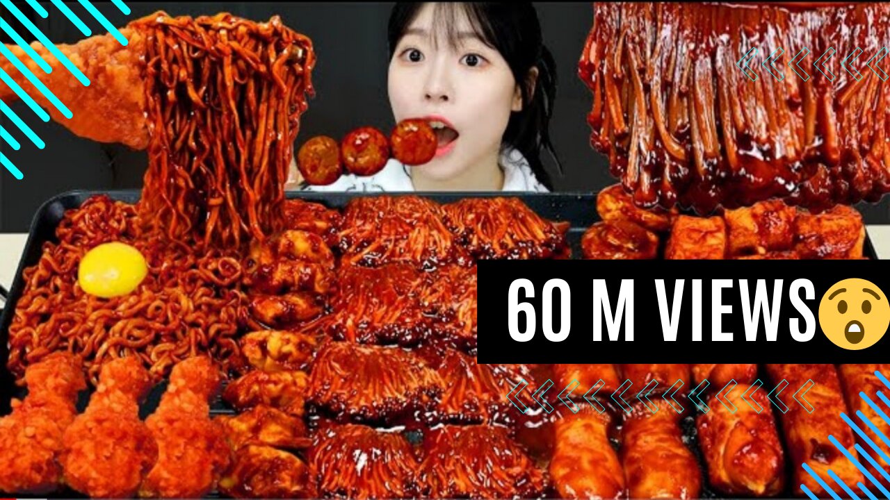 This ASMR video got 60 million views😳 | Most viral ASMR eating challenge | ASMR eating