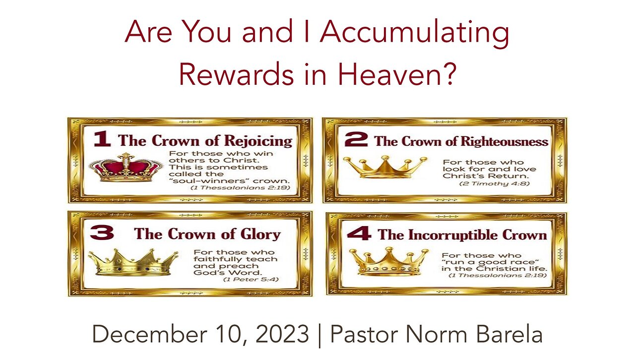 Are You And I Accumulating Rewards in Heaven?