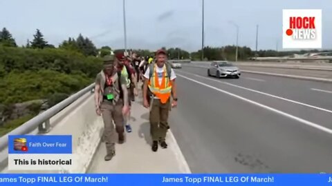 James Topp FINAL LEG Of His March To The War Memorial!