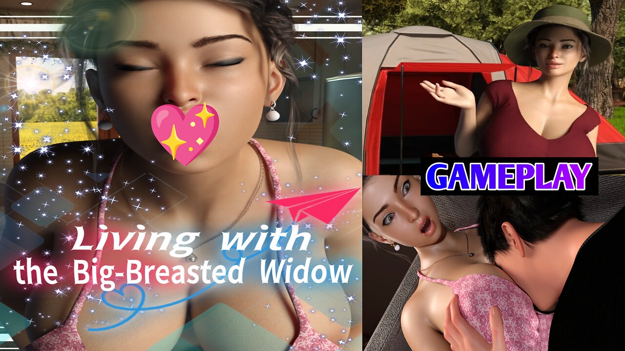 Living with the Big-Breasted Widow | Gameplay | Download for Android & Windows"