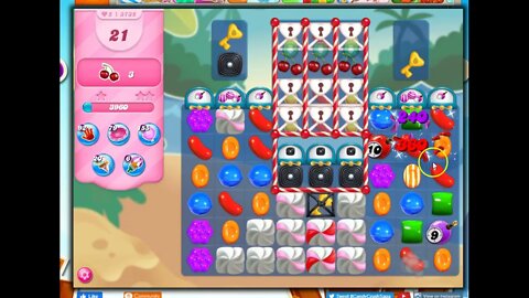 Candy Crush Level 3735 Talkthrough, 25 Moves 0 Boosters