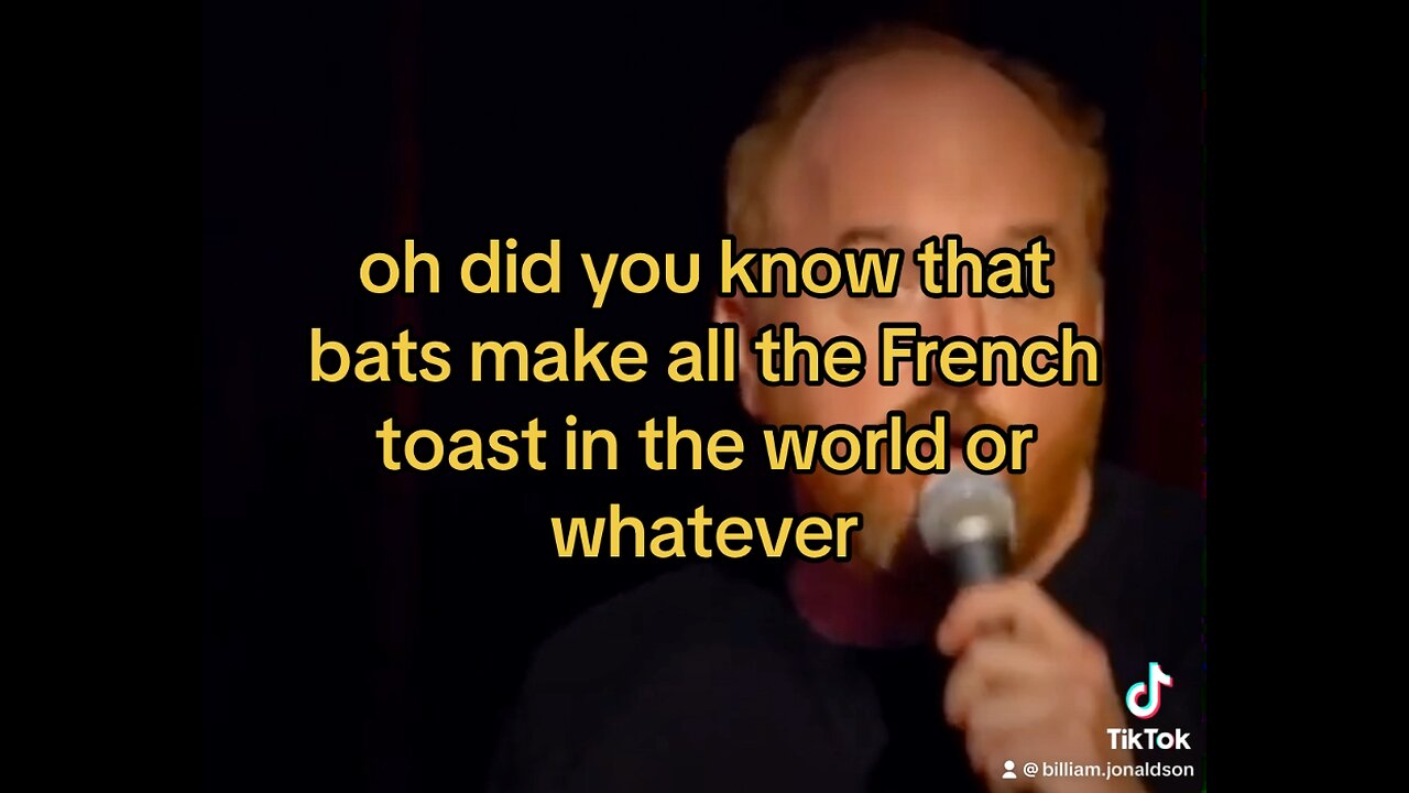 Louis CK doesn’t like bats 🦇