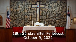 18th Sunday after Pentecost - October 9, 2022 - Give an Account - Luke 16:1-13