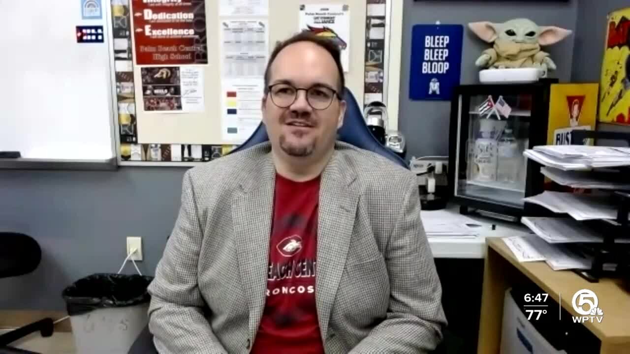 Despite COVID-19 pandemic, Palm Beach County students excited to be in class, teacher says