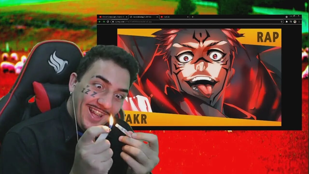 PASTOR REVERSO REACT Rap do Sukuna (Jujutsu Kaisen) - O REI DAS MALDIÇÕES | Takeru Feat Felícia Rock