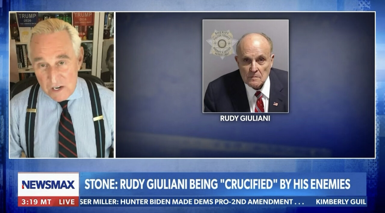 Roger Stone on the Disgraceful Crucifixion of Rudy Giuliani