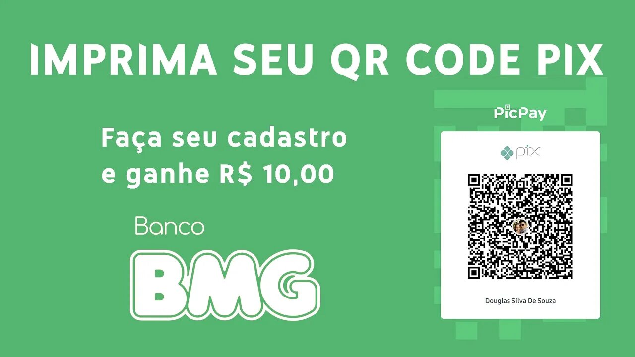 PICPAY, IMPRIMA O QR CODE DE SEU PIX!