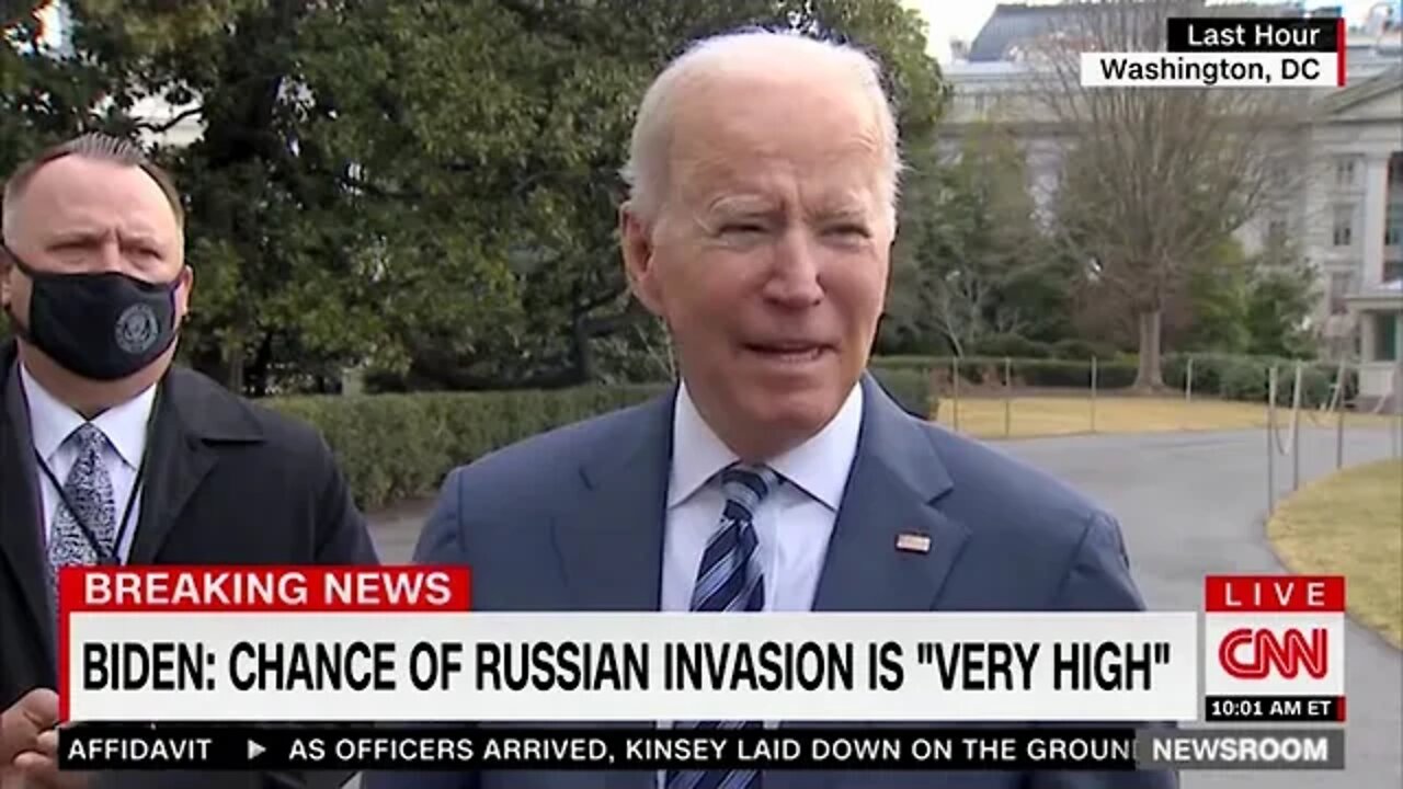 Biden on Russian Invasion ‘My Sense Is It Will Happen in the Next Several Days’