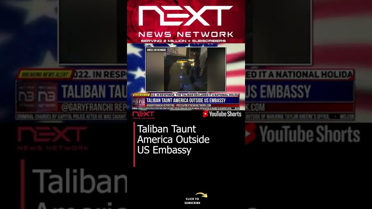 Taliban Taunt America Outside US Embassy #shorts