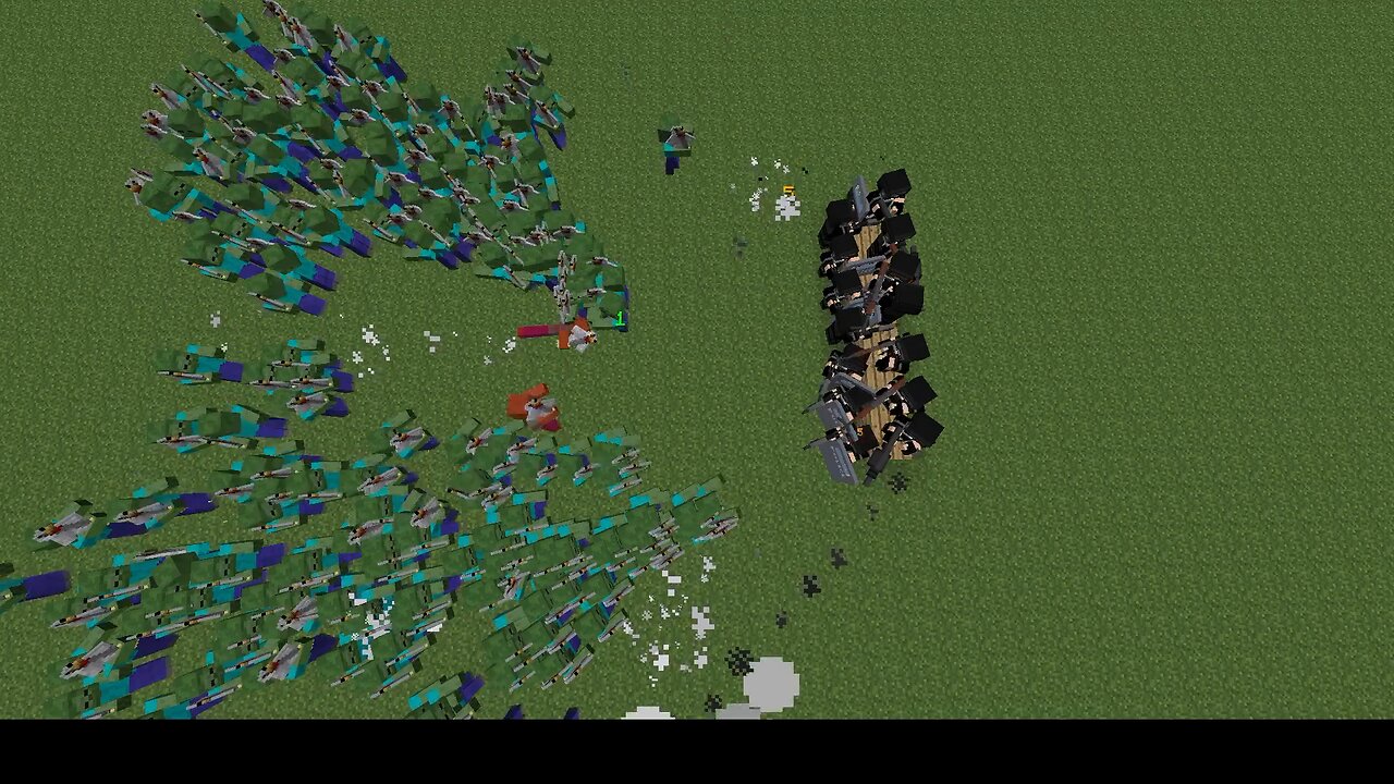 Police Wall vs. Zombie Horde