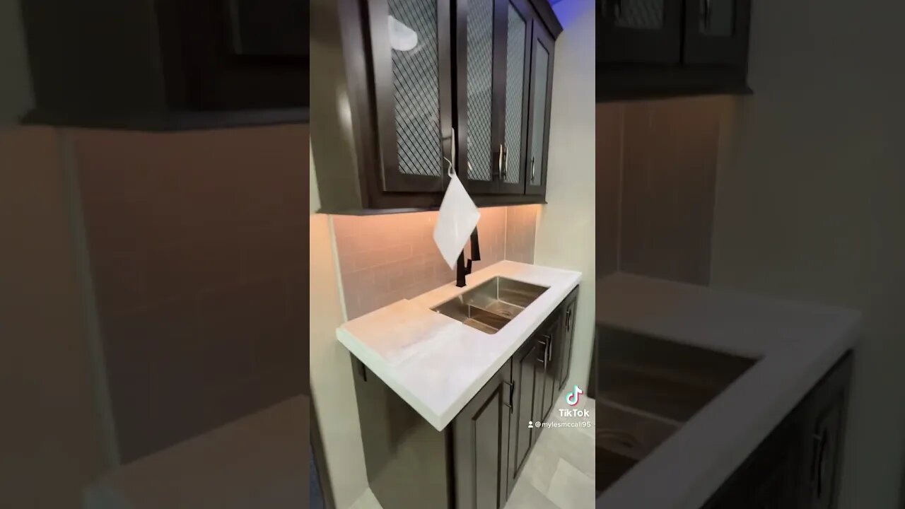 17ft Garage Fifth Wheel Toy Hauler! 2023 Grand Design Momentum 398 #rv #shorts